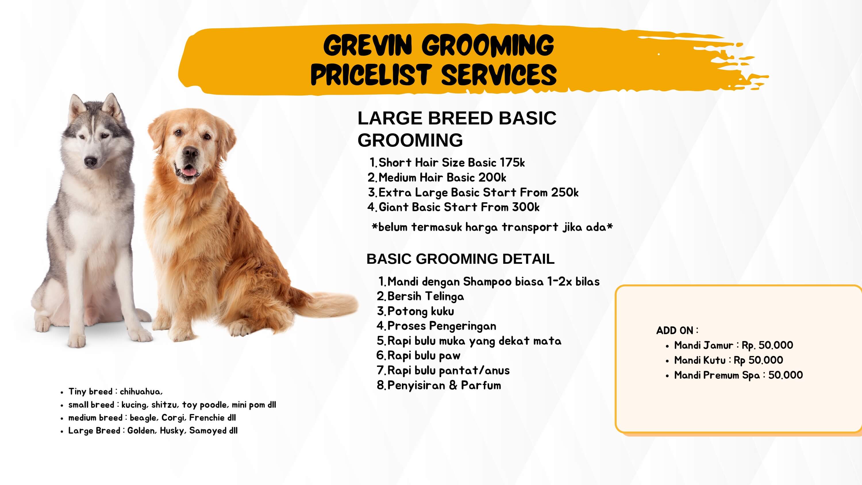 Pricelist